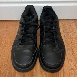 ADIDAS Black Leather Sneakers
